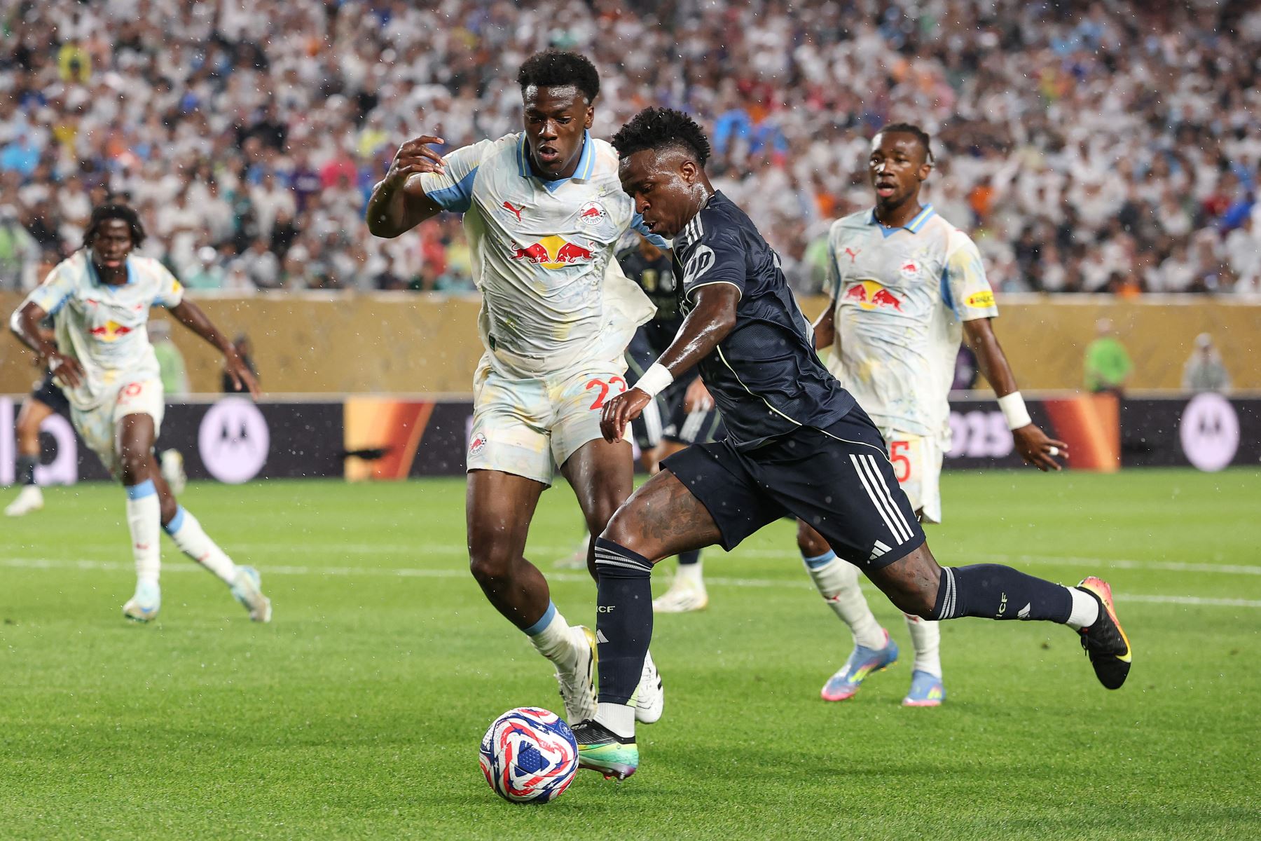 El brasileño Vinícius Jr. no marcaba con el Real Madrid desde el pasado 16 de abril. Foto: AFP