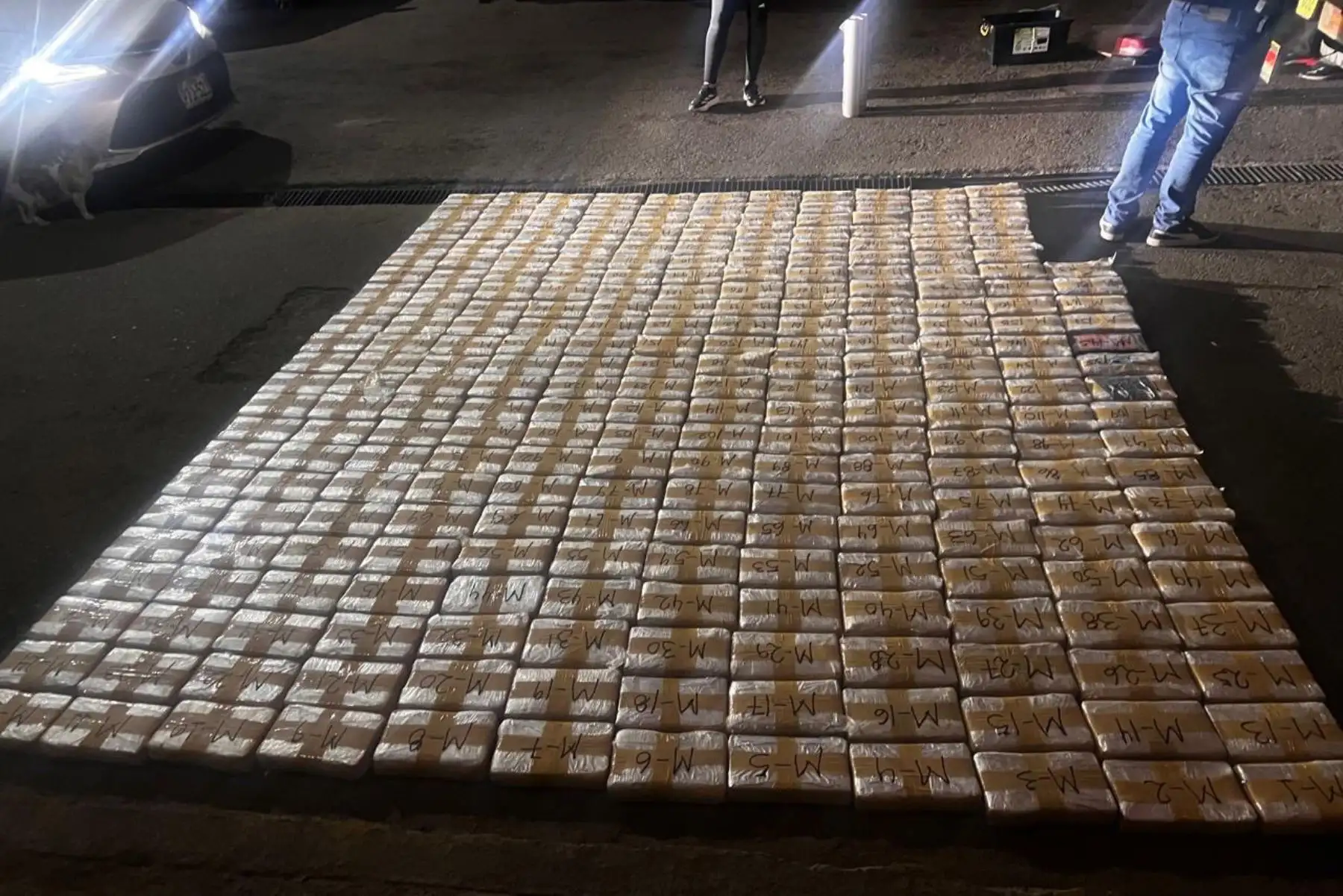 La Fiscalía del Perú incautó más de 317 kilos de clorhidrato de cocaína de alta pureza, en el marco de una investigación contra una red criminal vinculada al cártel de Sinaloa. La droga, distribuida en 270 paquetes tipo ladrillo, habría tenido destino final Europa. ANDINA/Difusión