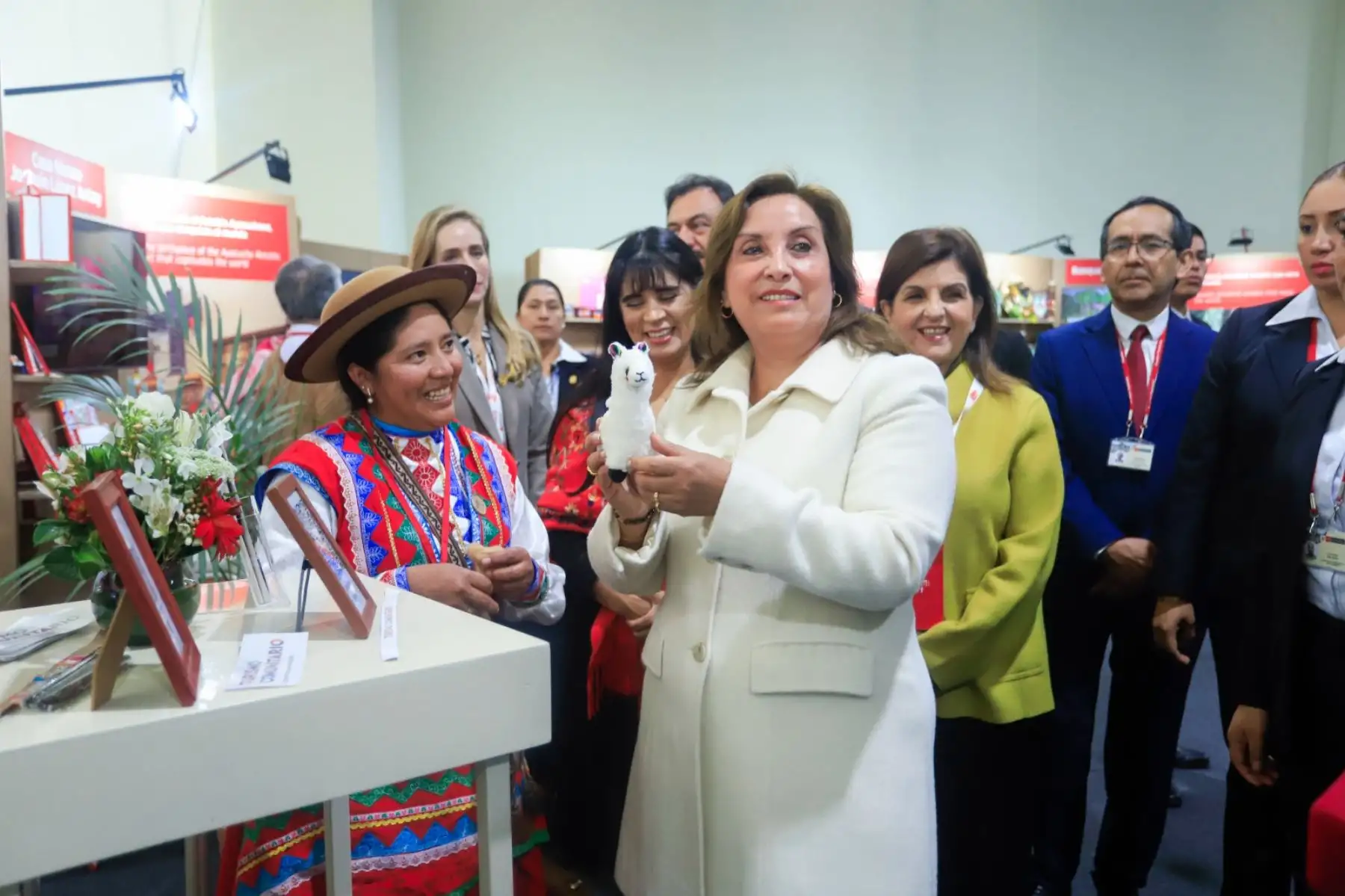La presidenta de la república Dina Boluarte inaugura el Perú Travel Mart 2025, la principal rueda de negocios turísticos del país. Foto: ANDINA/ Prensa Presidencia