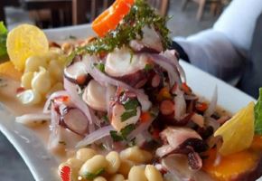 El emblamático ceviche de pulpo; plato típico de Ica. Foto: INTERNET/Medios
