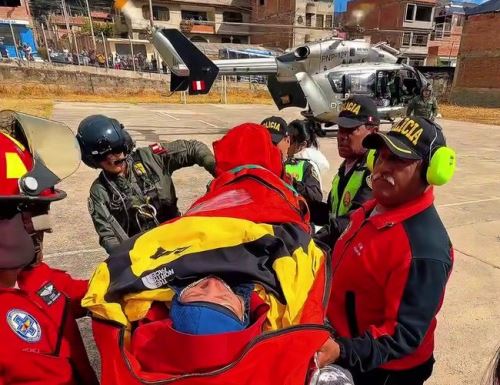 Autoridades de Salud de Áncash gestionan traslado a Lima de Saki Terada, la montañista japonesa rescatada en el nevado Huascarán. ANDINA/Difusión