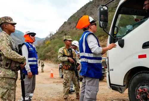 Sutran participará en el establecimiento de tres puntos de control estratégico en la provincia de Pataz, región La Liberta, en cumplimiento del decreto de urgencia que dispone la intervención articulada del Estado en Pataz. ANDINA/Difusión