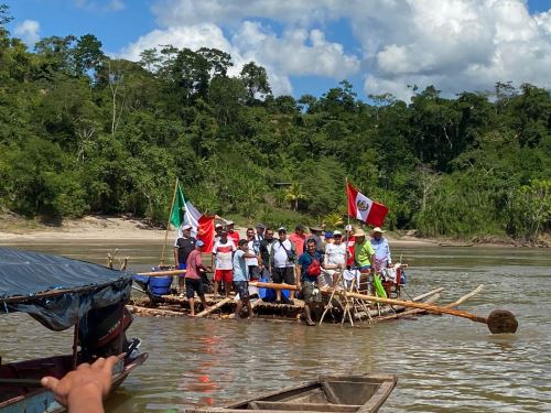 Balseros de Chazuta y Shapaja revivirán la ancestral travesía por el río Huallaga que realizaron los primeros pobladores de esta ruta de la región San Martín. ANDINA/Difusión