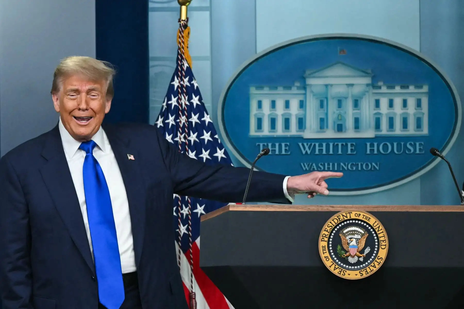 Donald Trump, presidente de Estados Unidos. Foto: AFP