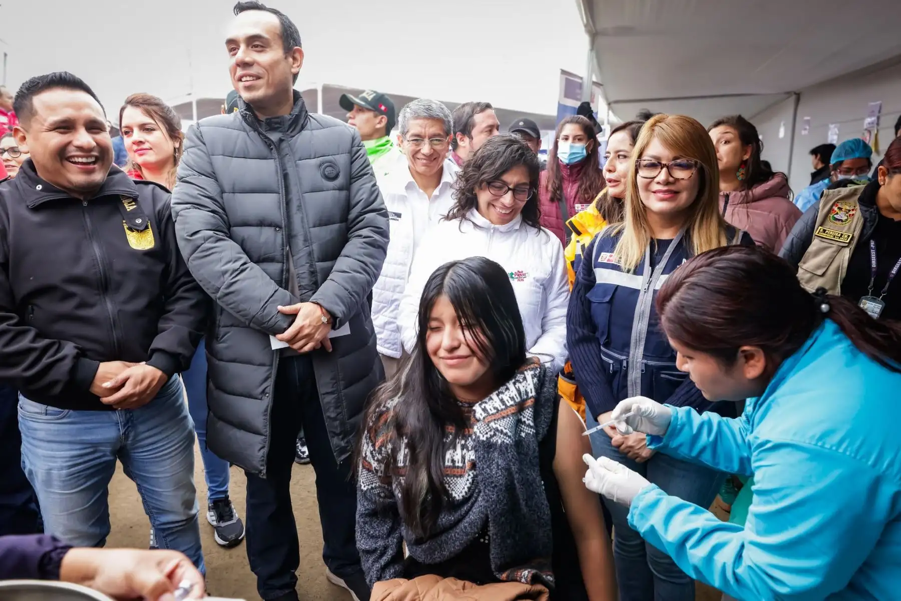 Operación Abrigo: ministra Leslie Urteaga lanza estrategia multisectorial en Villa María del Triunfo. Foto:ANDINA/Difusión