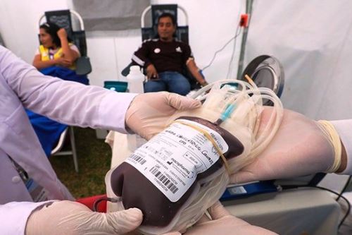 Minsa: más de 600 000 pacientes se han beneficiado gracias a donaciones de sangre. Foto: ANDINA/Difusión.