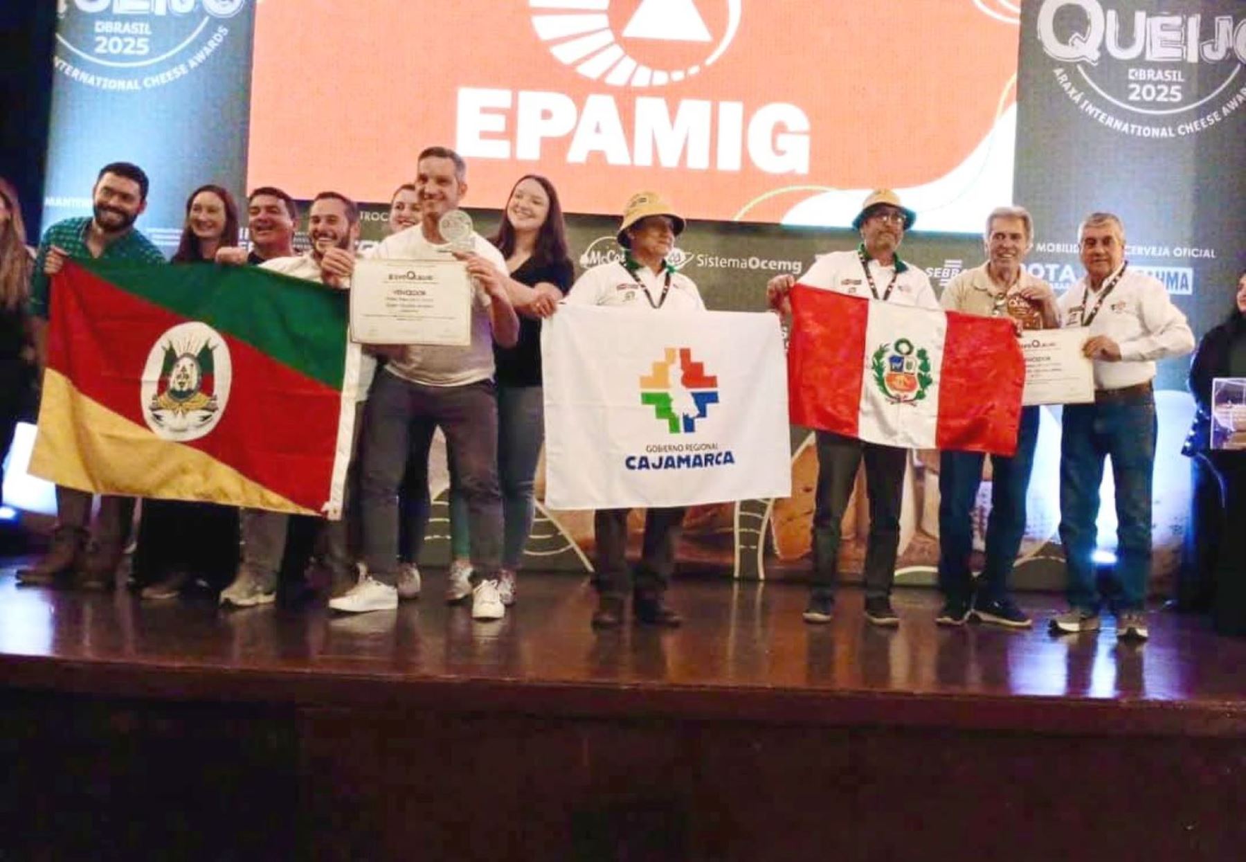 Queso artesanal peruano gana 7 medallas en concurso internacional en Brasil. En la competencia se presentaron más de 16 productores de diversos países y 18 estados brasileños. Foto: ANDINA/Difusión