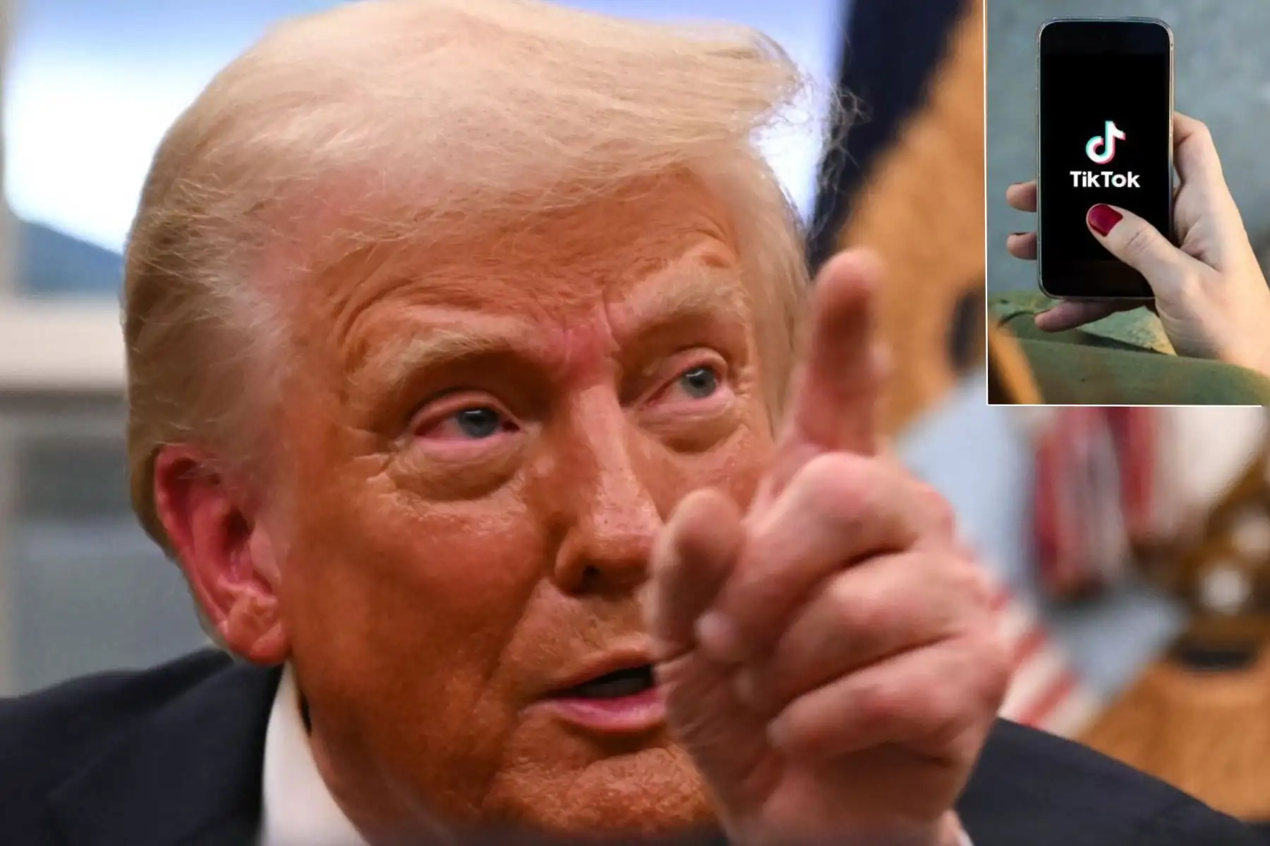 El presidente Donald Trump anunció que ya se encontró un comprador para TikTok, cuya venta busca evitar su prohibición en Estados Unidos debido a sus vínculos con China. Aunque no reveló la identidad del grupo, dijo que son “personas muy ricas” y que dará más detalles en dos semanas. La venta permitiría reducir la participación de ByteDance, mientras China y EE.UU. avanzan en un posible acuerdo comercial que destrabe la operación. Foto: AFP
