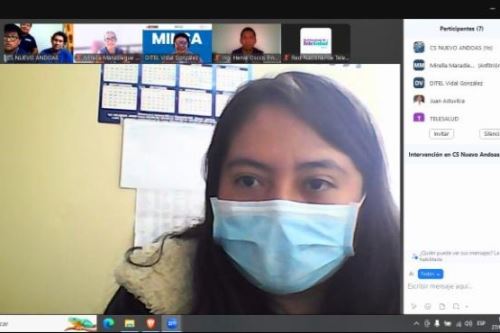 La consulta médica fue posible a través de la plataforma oficial Teleatiendo. Foto: Minsa