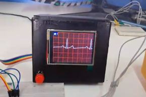 El prototipo de electrocardiograma portátil CardioWave, que se podría convertir en una solución portátil y de bajo costo, fue creado con una placa Arduino Uno y un sensor biomédico AD8232.