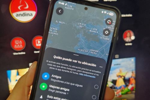 Instagram ubica a tus contactos en un mapa en base a su localización más reciente. Foto: ANDINA