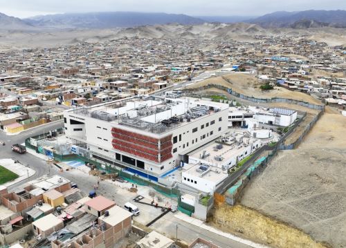 Más de S/ 223 millones se invierten en la construcción del nuevo Hospital de Huarmey que registra un avance de más del 83 %. La obra es ejecutada mediante el mecanismo  de obras por impuestos. ANDINA/Difusión