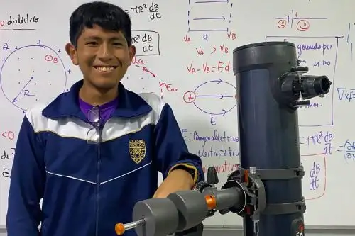 El Seminario Permanente de Astronomía y Ciencias Espaciales (SPACE) de la Facultad de Ciencias Físicas (FCF) Universidad Nacional Mayor de San Marcos (UNMSM) dio a conocer los resultados finales de la IX Olimpiada Peruana de Astronomía y Astronáutica 2025 (OPEAA2025). Foto: UNMSM