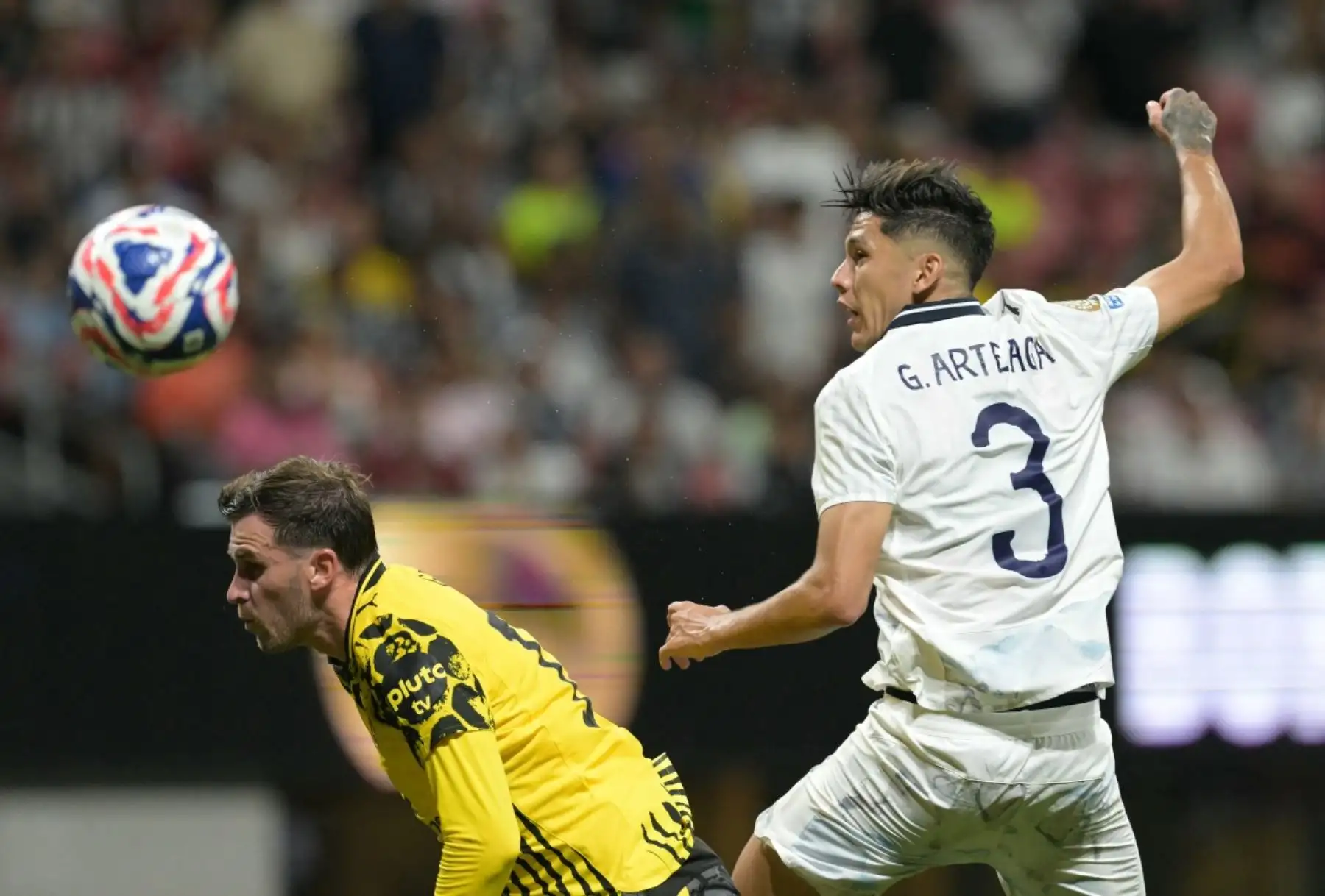 El Borussia Dortmund se medirá ahora con el Real Madrid en cuartos de final, tras una trabajada victoria sobre los Rayados en el estadio Mercedes-Benz de Atlanta. Foto: AFP