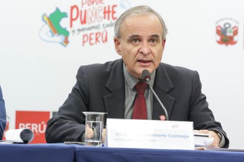 El ministro de Energía y Minas ratifica el compromiso de ordenar la actividad minera a pequeña escala. Foto: Minem