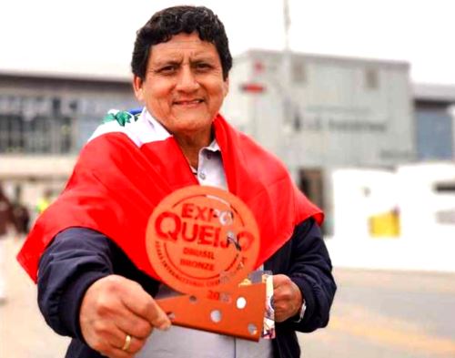 Roger Orrillo Novoa, ganador del Salón del Queso Peruano, logró la medalla de bronce en la Expo Queso Brasil 2025, celebrado en el estado de Minas Gerais, gracias a su queso mantecoso. ANDINA/Difusión