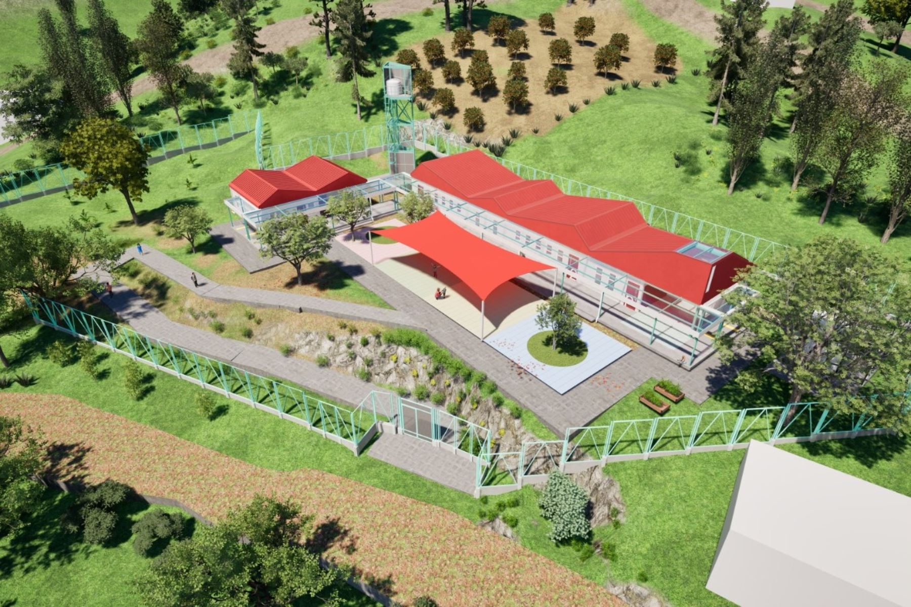 Las escuelas modulares están diseñadas para instalarse en los climas de la costa, sierra y selva, debido a sus estructuras compuestas de muros y paneles termoacústicos. Foto: Minedu