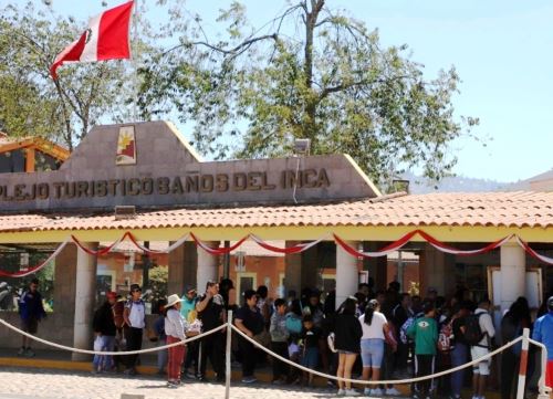Los Baños del Inca es uno de los atractivos turísticos que destacan en Cajamarca que espera el arribo de más de 40,000 visitantes durante el feriado largo por Fiestas Patrias. ANDINA/Difusión