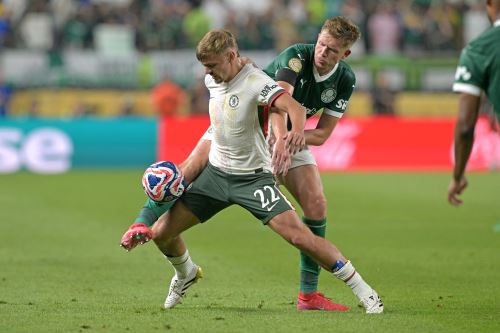 Chelsea y Palmeiras disputaron un partido en el Lincoln Financial Field de Filadelfia (Pensilvania) ante 65,782 espectadores. Foto: AFP