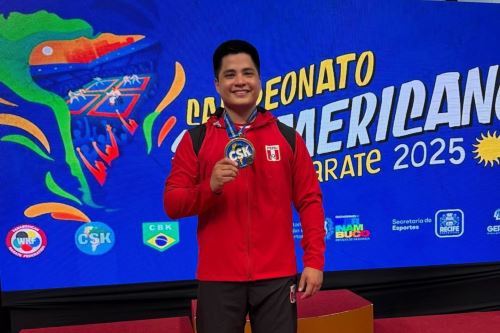 Mariano Wong logro una medalla en el Campeonato Sudamericano Senior de Karate