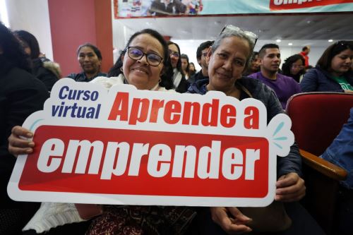 Ministerio de Trabajo y Promoción del Empleo (MTPE) promociona el segundo curso Aprende a Emprender. Foto: ANDINA/Difusión