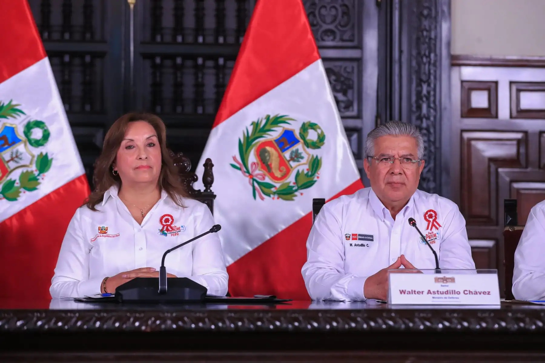 Presidenta Dina Boluarte lidera presentación sobre la formalización minera Reinfo junto a ministros de Estado. El Gobierno reafirma su compromiso frente a la minería ilegal e informal.
Foto: ANDINA/Prensa Presidencia