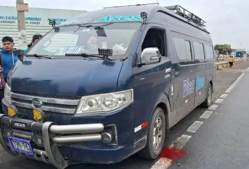 El conductor de un vehículo de transporte público que cubre la ruta Virú - Trujillo fue asesinado esta mañana.