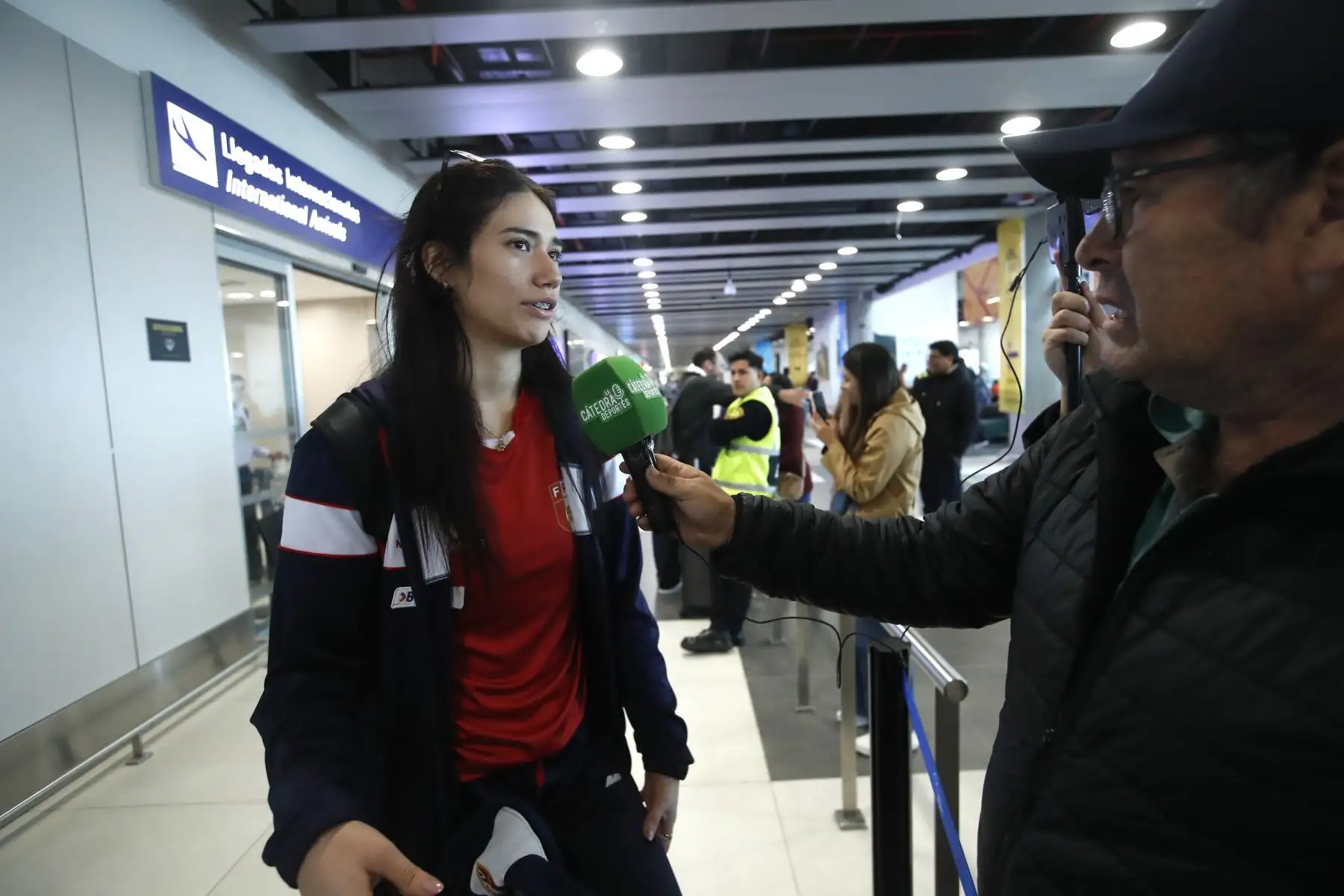 Selección Peruana llega al Nuevo Aeropuerto Internacional Jorge Chávez tras su histórica participación en la Copa América de Vóley.
Foto: ANDINA/Eddy Ramos