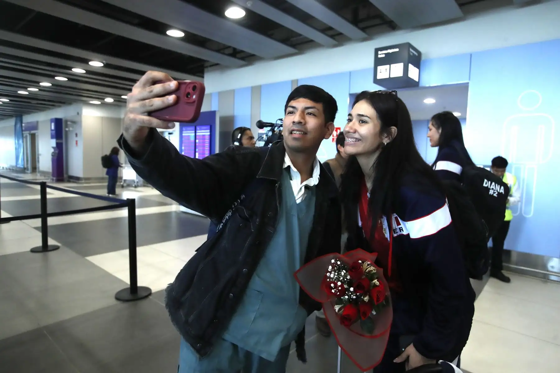 Selección Peruana llega al Nuevo Aeropuerto Internacional Jorge Chávez tras su histórica participación en la Copa América de Vóley.
Foto: ANDINA/Eddy Ramos