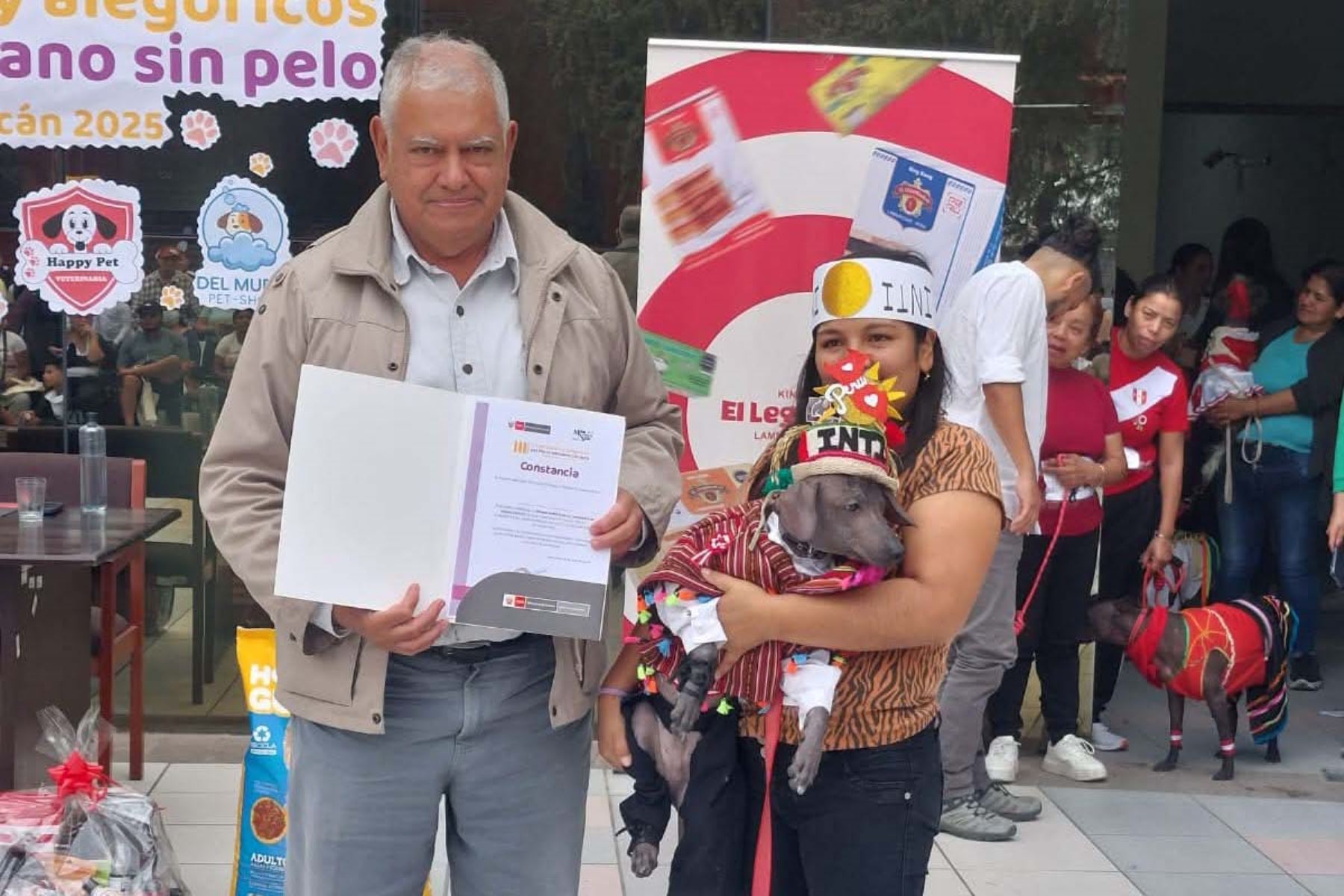 El concurso del perro peruano sin pelo conjugó el amor por nuestra raza nacional y un profundo sentido de identidad cultural. Foto: ANDINA/Difusión