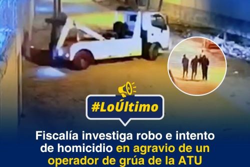 Fiscalía investiga a informales por robo e intento de homicidio a operario de grúa de ATU. Foto: ANDINA/Difusión.