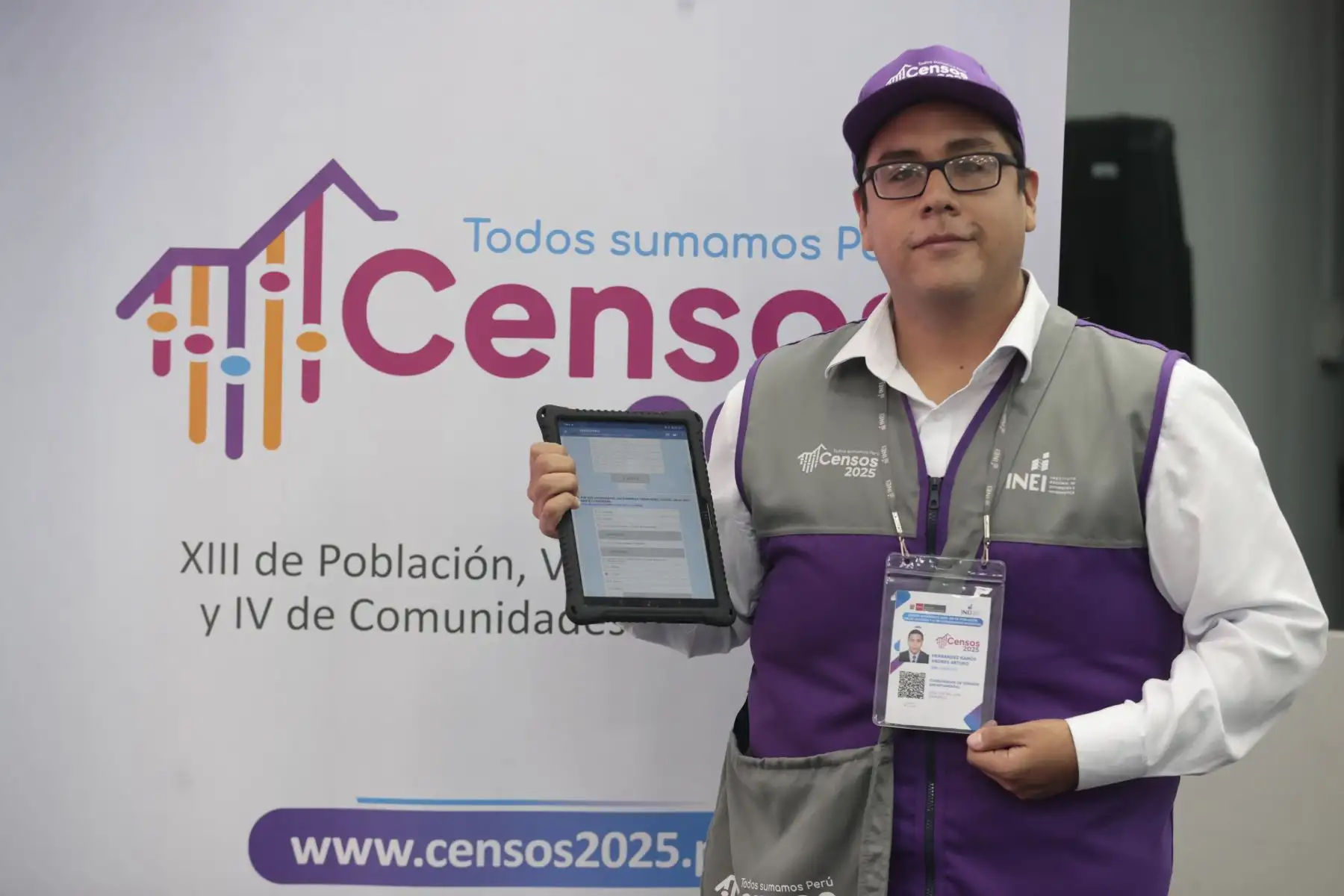 El INEI inició la evaluación curricular de más de 125 mil postulantes a censistas, como parte de los preparativos para los Censos Nacionales 2025. Foto: ANDINA/ Vidal Tarqui