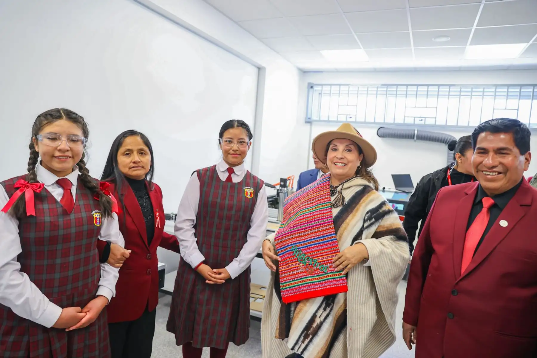 La presidenta de la república, Dina Boluarte Zegarra, participa en la inauguración de la 34° Escuela Bicentenario Institución Educativa "09 de Julio", en la región Junín.
Foto: ANDINA/Prensa Presidencia