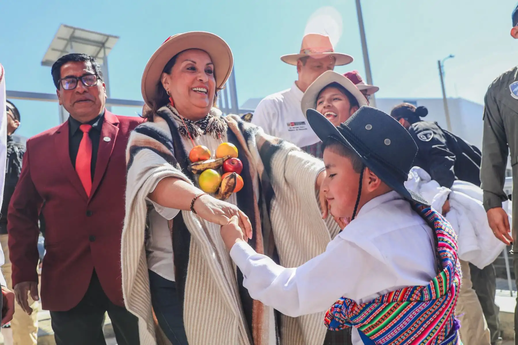 La presidenta de la república, Dina Boluarte Zegarra, participa en la inauguración de la 34° Escuela Bicentenario Institución Educativa "09 de Julio", en la región Junín.
Foto: ANDINA/Prensa Presidencia