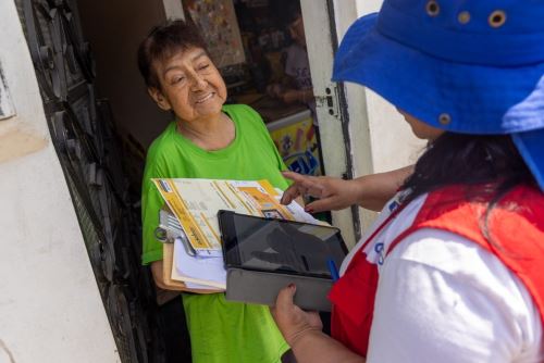 Cerca de 9,000 familias en todo el país recibirán visita de Cofopri durante este mes. Cortesía Cofopri