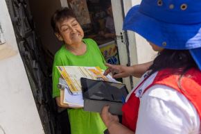 Cerca de 9,000 familias en todo el país recibirán visita de Cofopri durante este mes. Cortesía Cofopri 