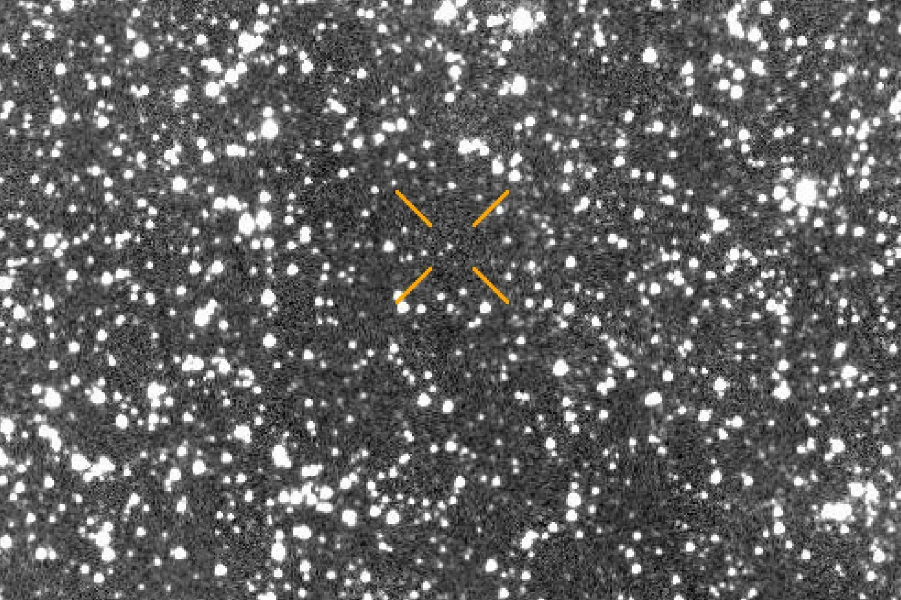 El telescopio de sondeo ATLAS, financiado por la NASA en Chile, informó por primera vez que el cometa se originó en el espacio interestelar.
Foto: ATLAS/Universidad de Hawái/NASA 