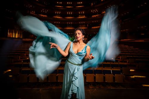 La soprano de coloratura Sylvia Falcón interpretará canciones de Yma Sumac en el GTN. Foto: ANDINA/Difusión.