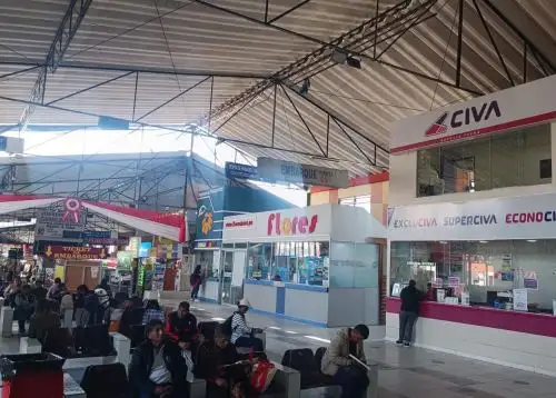 El servicio de transporte a Lima se encuentra suspendido desde el martes 8 de julio debido al bloqueo de la Panamericana Sur por piquetes de mineros informales. ANDINA/Difusión