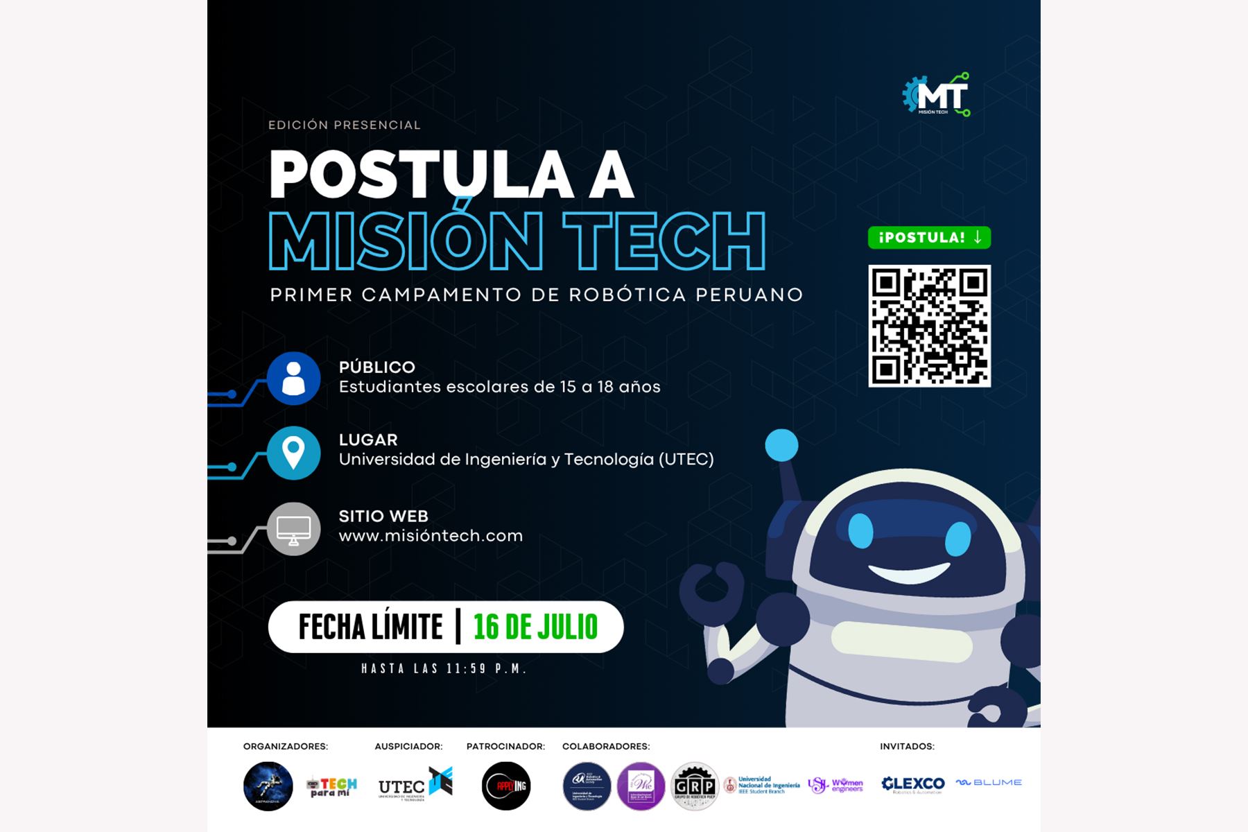 El campamento de robótica Misión Tech busca democratizar el acceso a la educación tecnológica en el país, brindando oportunidades a jóvenes con talento y curiosidad, sin importar su contexto.