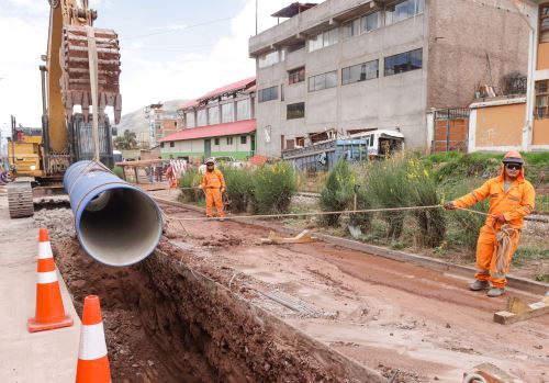 Las obras de agua potable y alcantarillado se ejecutaron con una inversión superior a los S/ 825 millones, destacó el Ministerio de Vivienda. ANDINA/Difusión