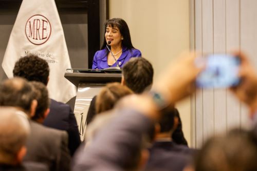 Ministra de Comercio Exterior y Turismo, Desilú León Chempén.    ANDINA