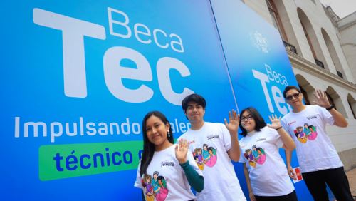 Beca Tec es el primer concurso de becas integrales para carreras técnicas lanzado por Pronabec para que jóvenes entre 17 y 39 años puedan estudiar una carrera técnica. Foto: ANDINA/Difusión