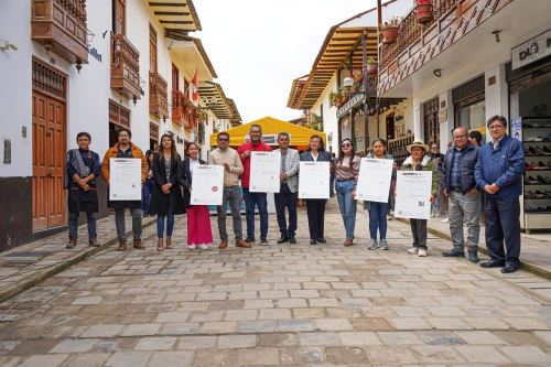 Indecopi entregó marcas colectivas en la región Amazonas. Foto: Cortesía.