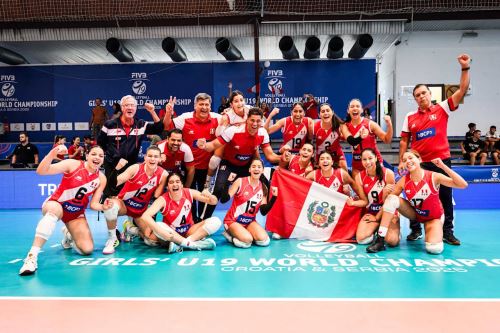 La selección peruana derrotó a Túnez en el Campeonato Mundial de Vóley Sub-19