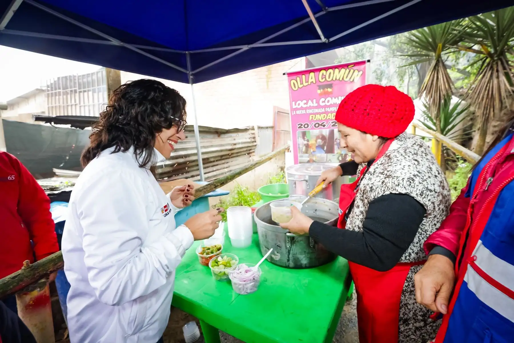 Ministra de Desarrollo e Inclusión Social, Leslie Urteaga realizó importantes actividades en San Juan de Miraflores y Villa El Salvador, con Operación abrigo. Foto:MIDIS