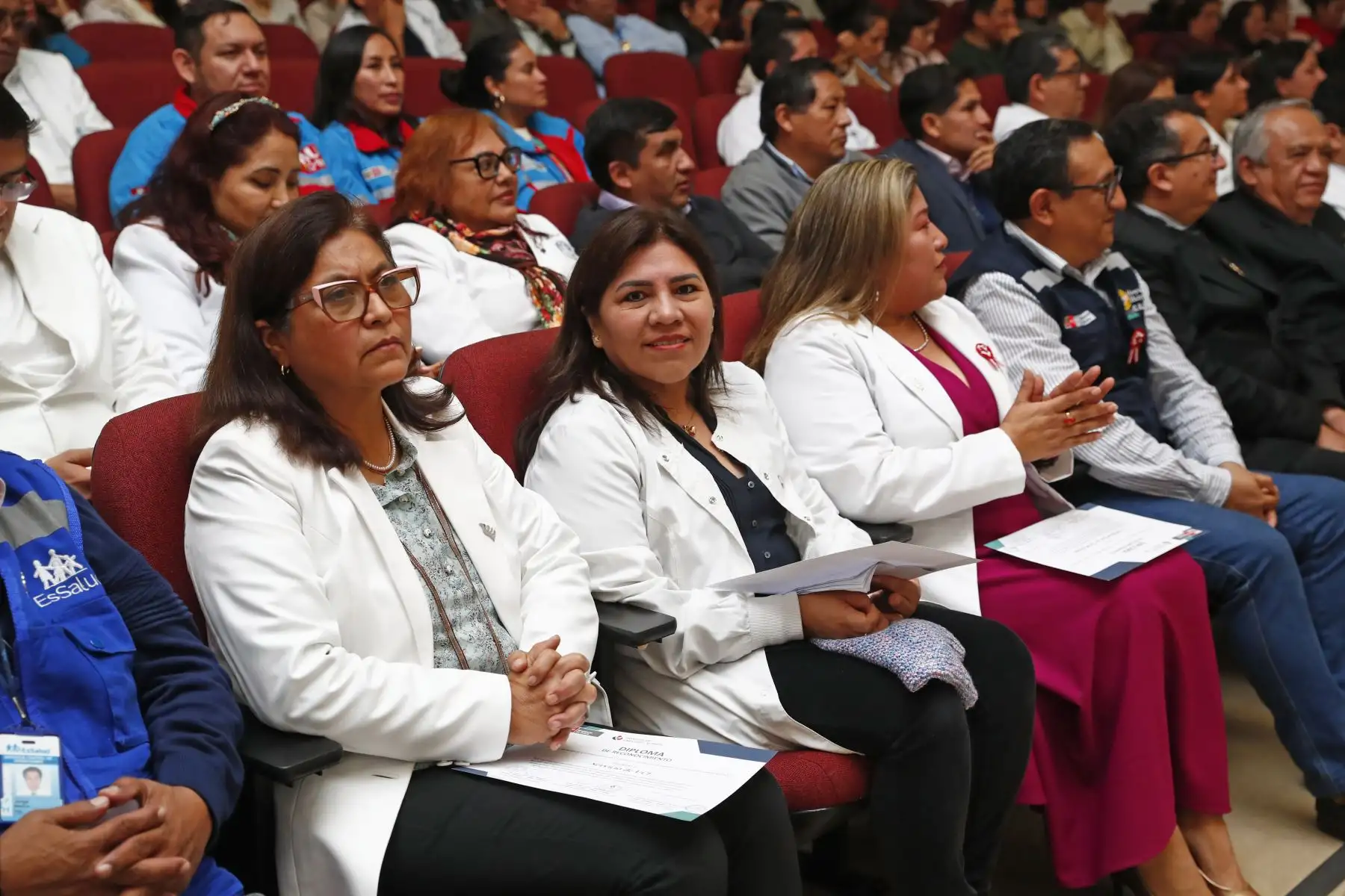 El Hospital Lima Este – Vitarte es el primer hospital del Ministerio de Salud en recibir el reconocimiento internacional Angels Awards Diamante, el galardón más alto otorgado por la Iniciativa Angels y avalado por la Organización Mundial del Accidente Cerebrovascular. Foto: ANDINA/Daniel Bracamonte