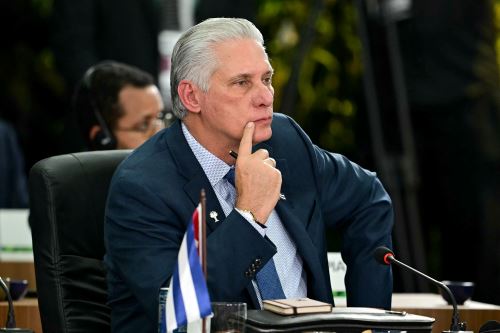 El presidente de Cuba, Miguel Díaz-Canel, está incluido en las sanciones del Gobierno de Estados Unidos. Foto: AFP