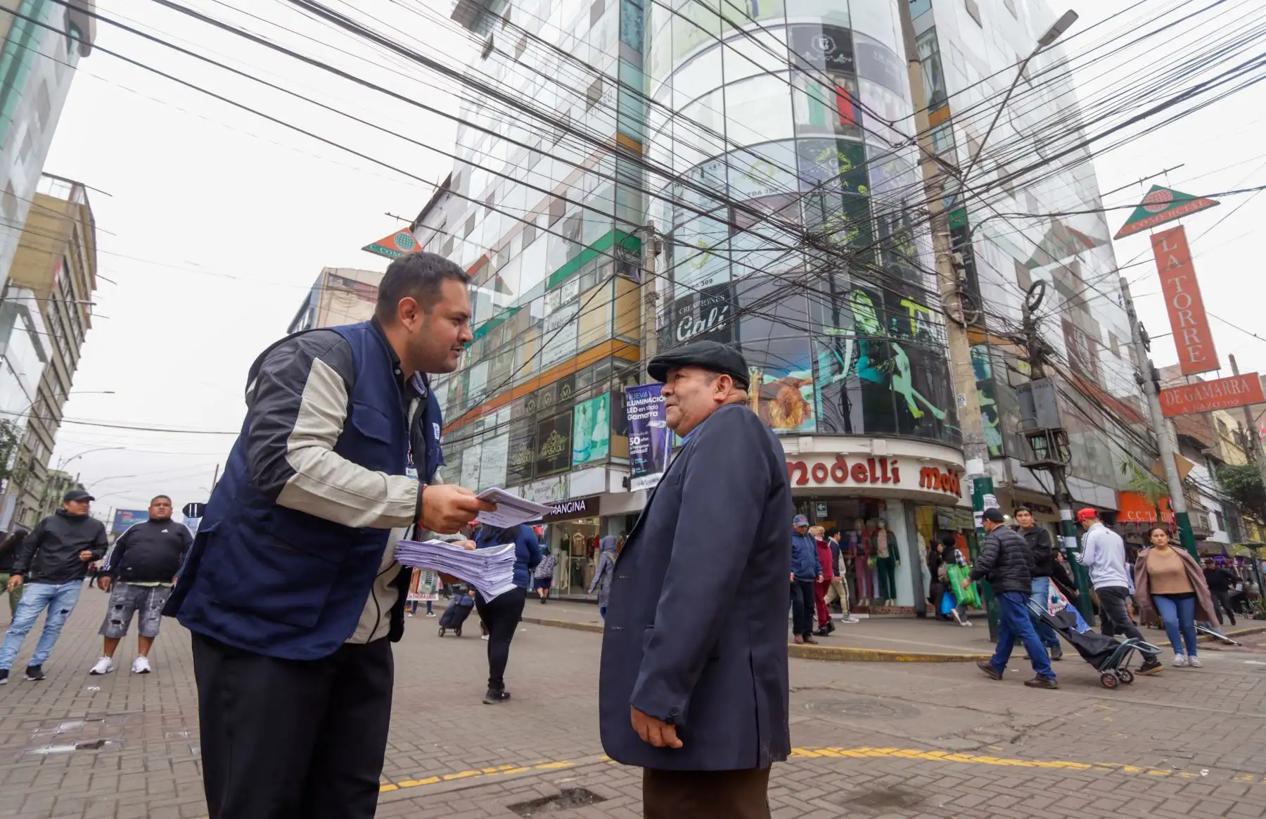 La ONP Móvil llegó a Gamarra! para orientar sobre la afiliación, SCTR, cultura previsional y más a emprendedores y vecinos de la Victoria. Foto:ONP