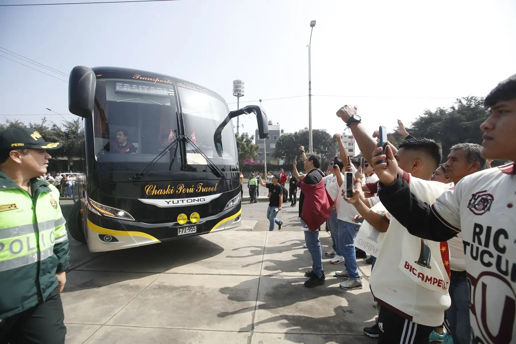 Imágenes previas al partido entre Universitario de Deportes y Los Chankas que definirá al campeón del Torneo Apertura de la Liga1 2025 en el Estadio Monumental.
Foto: ANDINA/ Eddy Ramos